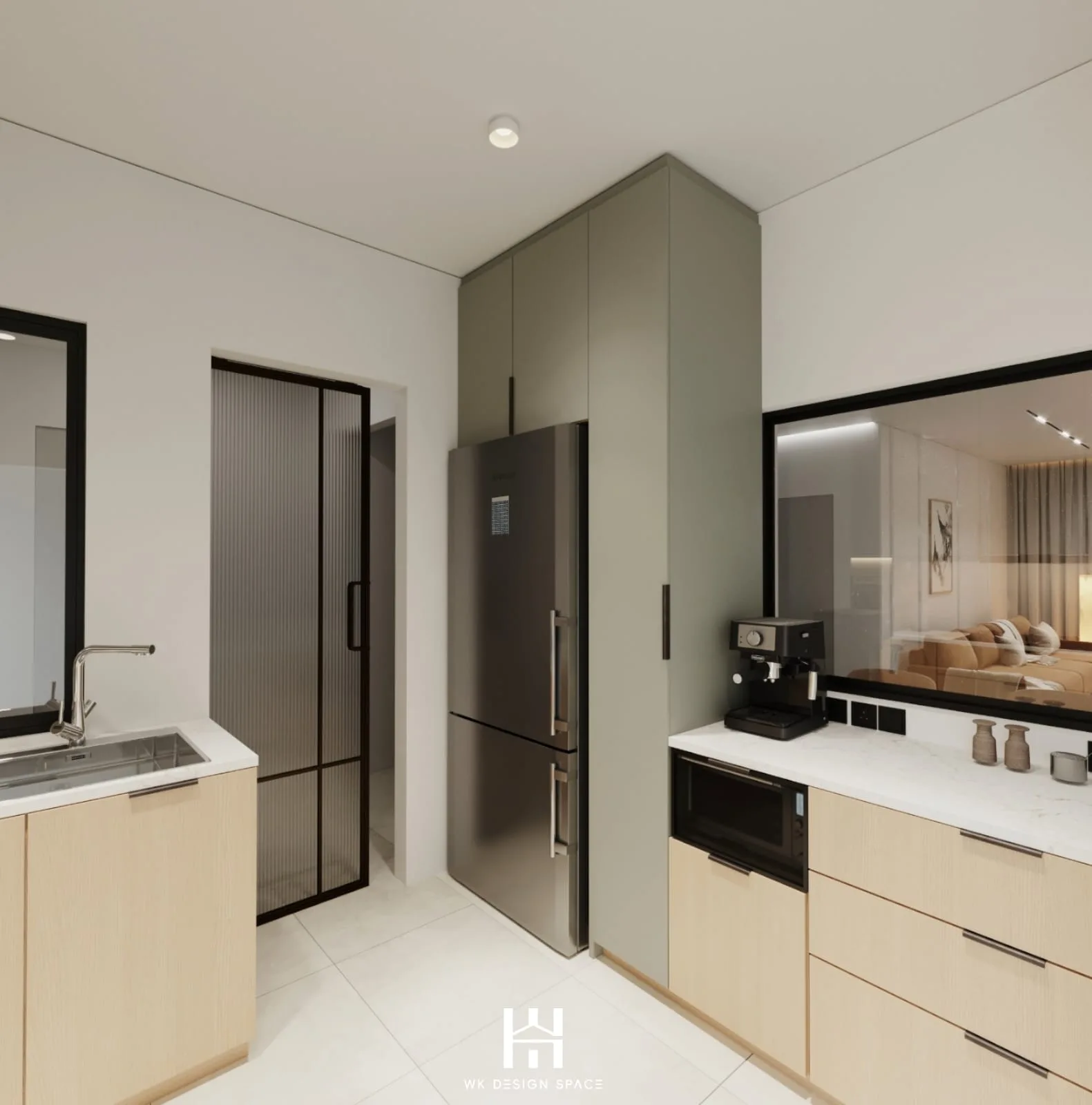 Kitchen — feature cabinetry