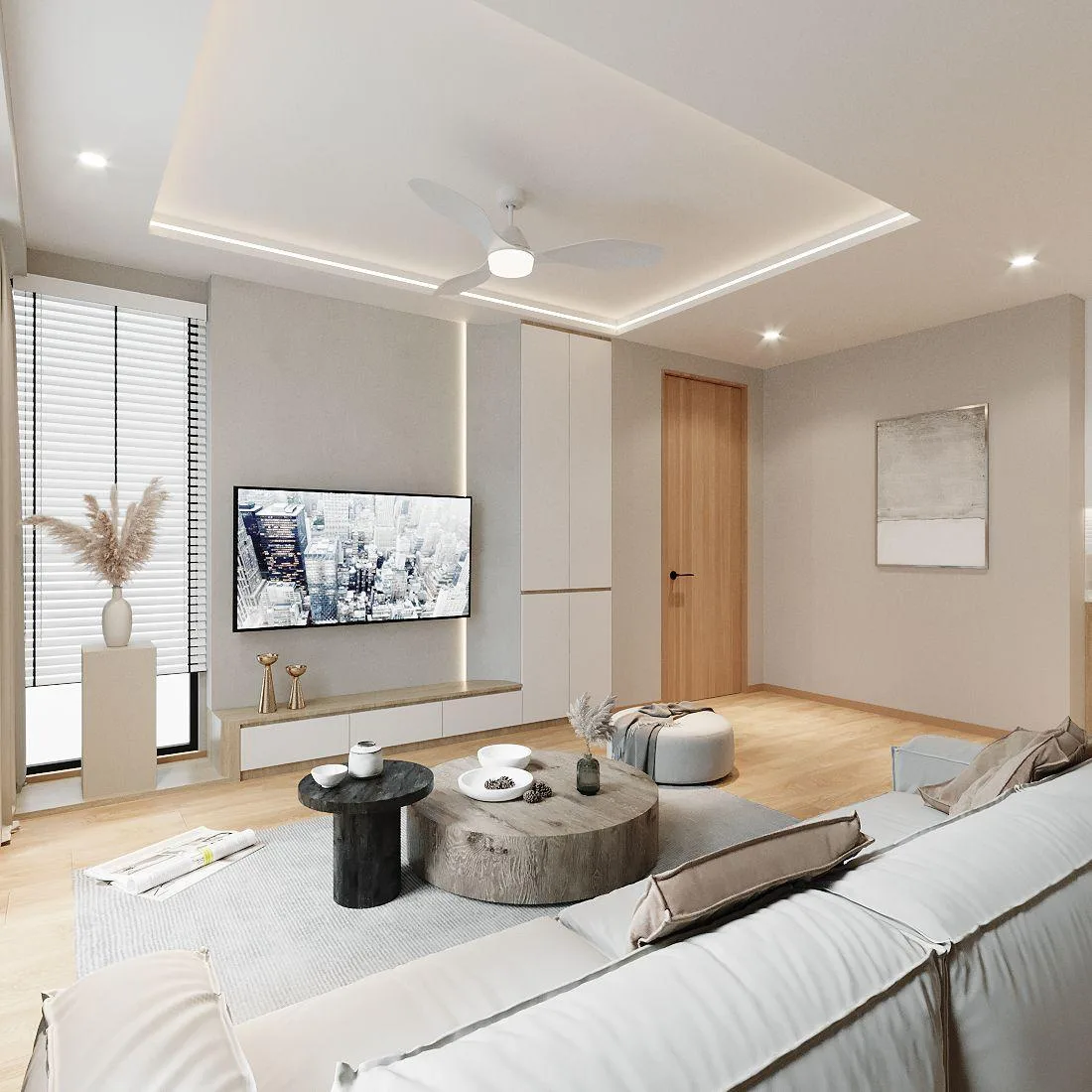 Living room — resale HDB