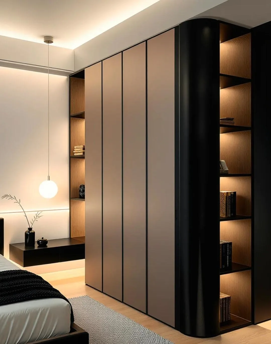 Full-height joinery detail